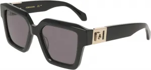 Солнцезащитные очки FERRAGAMO SF 2084 S 001, черные
