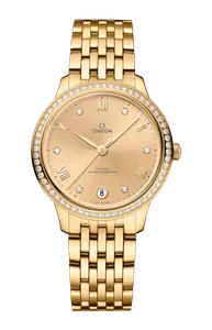 Часы Omega de ville prestige co‑axial master chronometer 34 мм