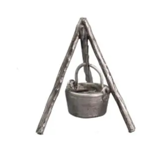 Штатив с котлом, Historical Miniatures - Medieval - Accessories (28mm) (Mirliton SG)