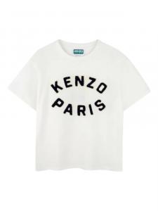 Kenzo Kids футболка с логотипом, белый