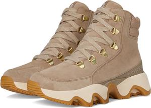 Ботинки женские SOREL Kinetic Impact Conquest Plus из водонепроницаемой замши, бежевый