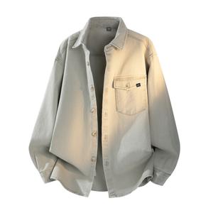 Рубашка Lifestyle Unisex Lapel Thin Workwear Jeep, cyan белый