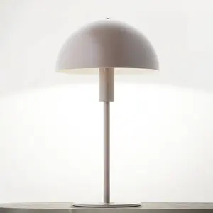 Настольная лампа Brilliant Lillian, железо - 1-пламенное - серо-коричневое