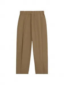 Брюки из поплина A PAPER KID, коричневый
