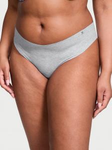 Хлопковые трусики-стринги No-Show No-Show, cotton heather grey