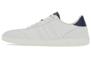 Кожаные кроссовки с тисненым логотипом Ferragamo