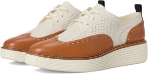 Женские ботинки Cole Haan Originalgrand Platform Wingtip, слоновая кость