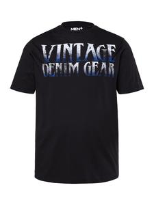 Футболка с короткими рукавами черного цвета Men Plus