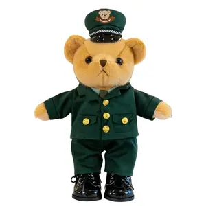 Fire Bear, плюшевая игрушка медведь с костюмами, плюшевая кукла, высота 30cm Dolls and bears dance