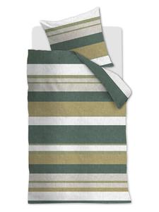 Комплект постельного белья Дани зеленого цвета Ambiante, 200x200/220 см