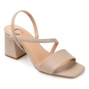 Босоножки Lirryc на широком блочном каблуке Journee, бежевый