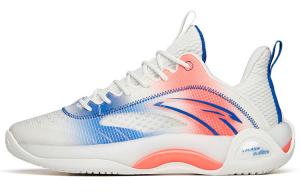 Баскетбольные кроссовки Cement Bubble 2.0 мужские с низким верхом цвета слоновой кости/бело-голубые/клеш Anta