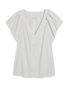 Топ с расклешенными рукавами Harbor Vineyard Vines, белый