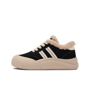 Низкие женские кроссовки JOSINY, Black (Thin Fleece)