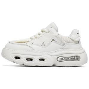 Кроссовки мужские толстые низкие Fairwhale, бежевый/серый