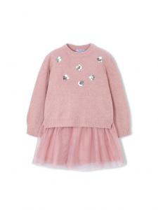 Вязаное платье regular fit 4918 Mayoral, розовый