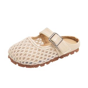 Нескользящие и дышащие детские шлепанцы Tide attack, экрю