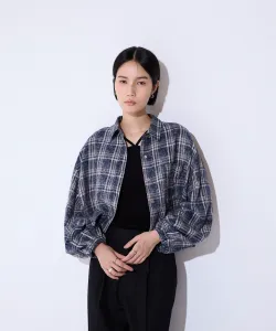 Короткая рубашка в клетку в стиле гранж Jeanasis, цвет Navy And Other Colors(88)