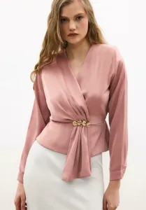 Блузка с запахом Touché Privé, Baby Pink