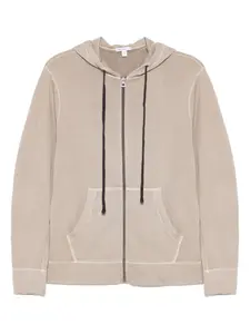 Худи Vintage French Terry на молнии James Perse, нейтральный