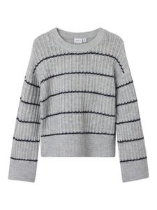 Свитер name it, светло-серый меланж