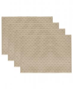 Набор из 4 полиэстеровых салфеток Lenox Olivia, 13" x 19" Macy's, цвет tan