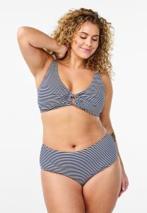 Плавки бикини MIT STREIFENMUSTER UND NORMALER TAILLE Zizzi, синий