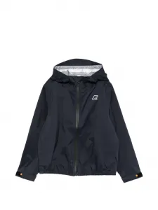 Куртка с капюшоном и логотипом K Way Kids, синий