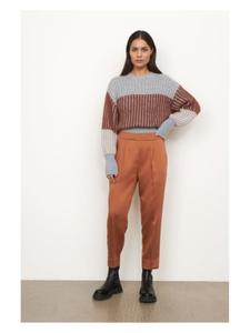 Тканевые брюки SECOND FEMALE, зеленый