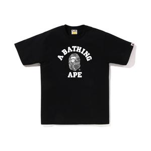 A BATHING APE Мужская футболка, Черный/Серый
