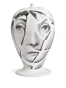Ваза cocci, 30х15 см, Fornasetti, белый