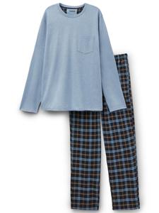 IUMAN Intimissimi Uomo Пижама длинная в светло-синем, темно-синем