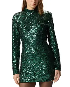 Платье Наскондино Pinko, зеленый