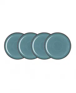 Тарелки Azure Coupe среднего размера, набор из 4 шт. Denby, turquoise