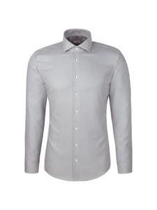 Рубашка делового кроя Slim Fit SEIDENSTICKER, серый