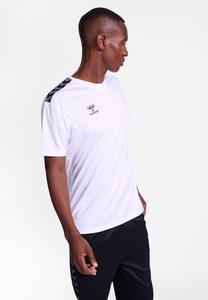 Футболка с принтом AUTHENTIC PL S S Hummel, цвет white