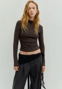 Топ с длинными рукавами Pull&Bear, Brown