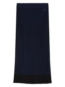 Юбка с нашивкой Baby Fox Maison Kitsuné, синий