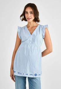 Блуза EMBROIDERED STRIPE JoJo Maman Bébé, синий