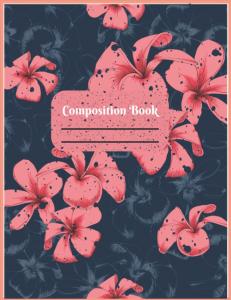 Coral Pink, Floral Composition Book (Independently published)
