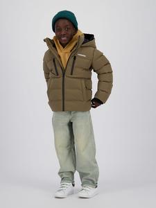 Vingino Стеганая куртка "Thorther" цвета хаки/черный