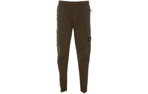 Повседневные брюки мужские оливково-зеленые Stone Island, оливково-зеленый