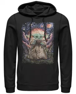 Мужская флисовая толстовка с капюшоном Star Wars Mandalorian Sipping Starries Fifth Sun, черный