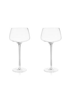 Набор из 2 хрустальных бокалов Raye Angled Amaro Spritz, 473 мл (16 унций) Viski, прозрачный