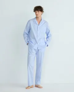 Пижама мужская из полосатого поплина Emidio Tucci, белый