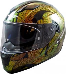 Шлем LS2 Full Face Stream Evo Street Helmet, Snake Chameleon