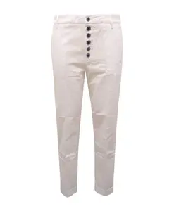 Узкие брюки Dondup, белый