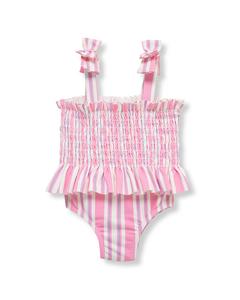 Привычный садовый купальник со сборками Habitual, розовый