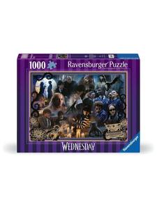 Пазл Ravensburger, 1000 деталей, «День Уэдни: Лучшее из 1-го сезона» в цвете