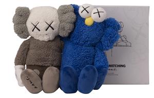 KAWS Плюшевый серый/синий
